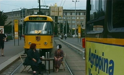 Amanda Heng, Singirl in Dresden, 2000 (film still). Singapore Art Museum collection; image courtesy of Amanda Heng.