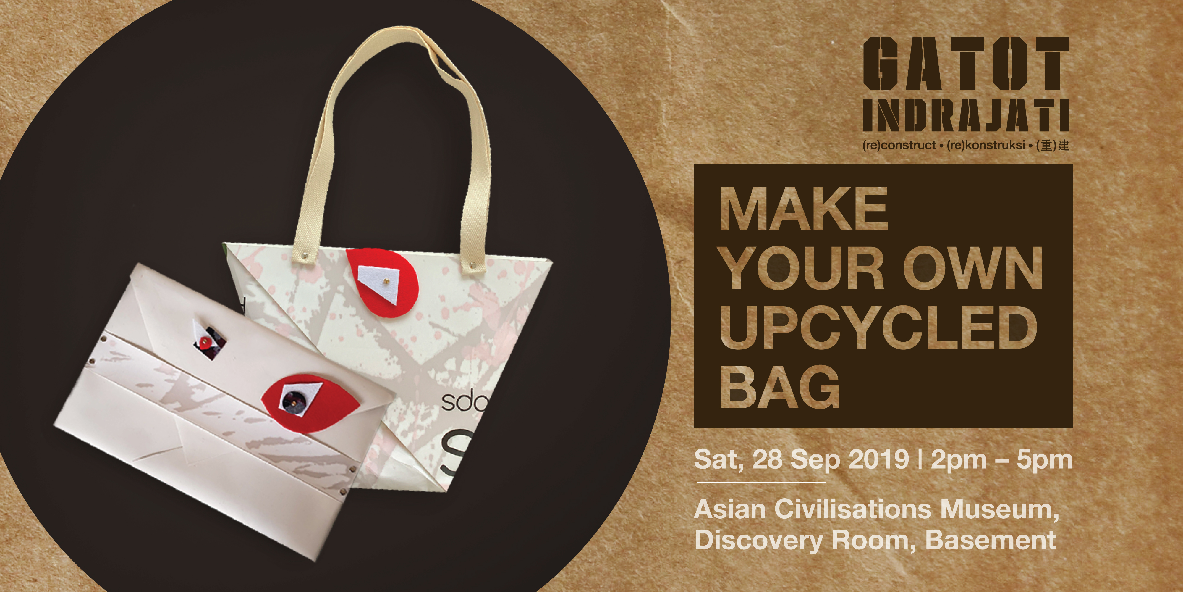 Make Your Own Upcycled Bag Singapore Art Museum