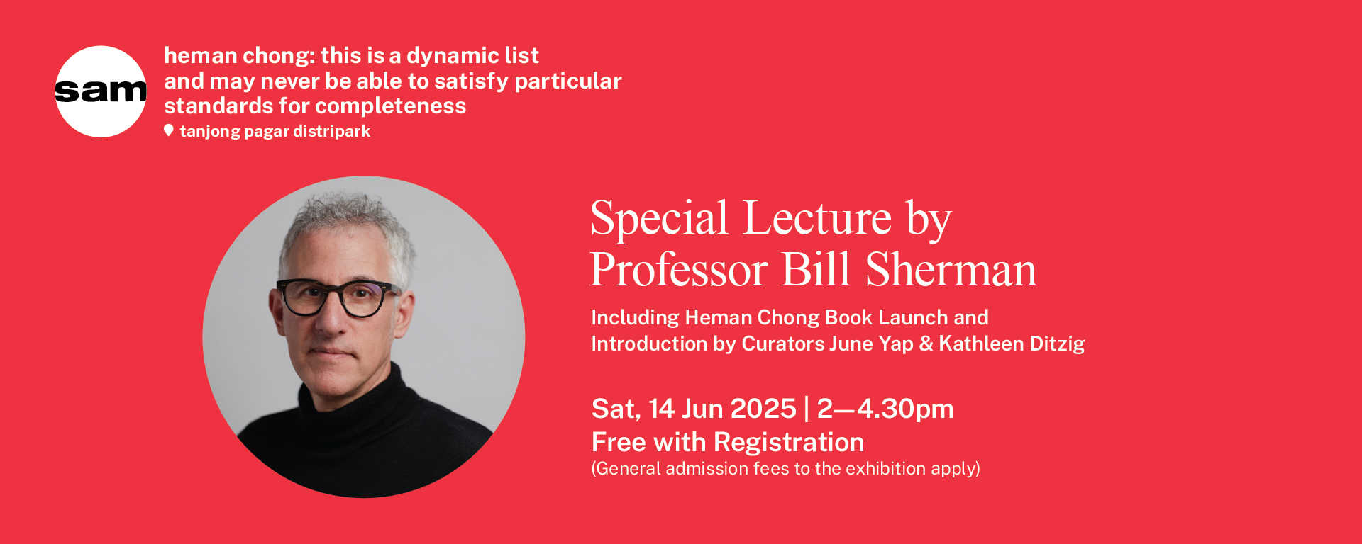 [Lecture & Book Launch] Special Lecture by Professor Bill Sherman