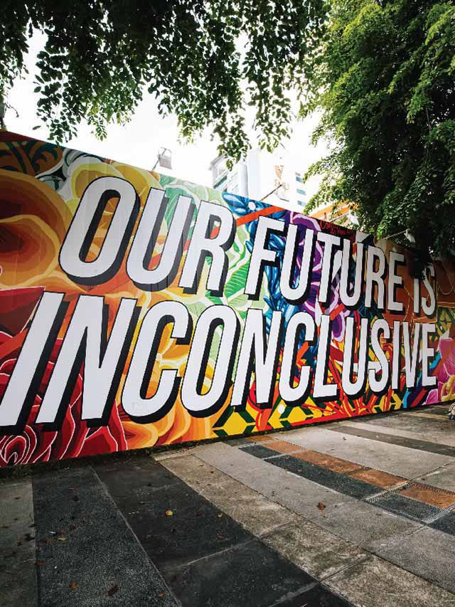 'OUR FUTURE IS IN(CON)CLUSIVE' by Sam Lo