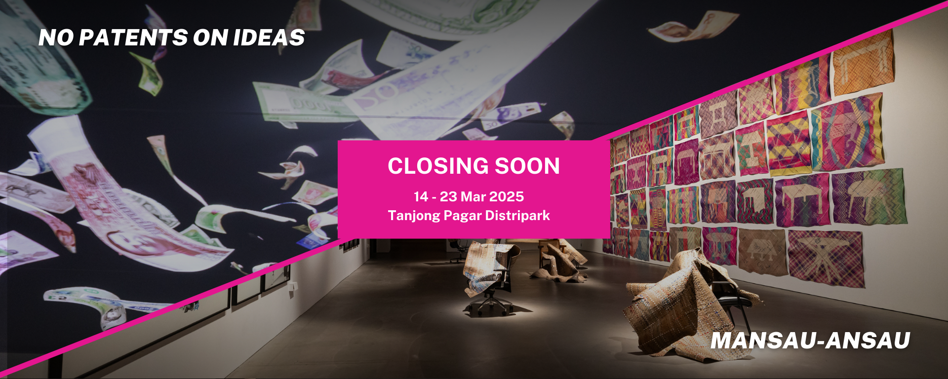 Closing Weekend for Pratchaya Phinthong: No Patents on Ideas and Yee I-Lann: Mansau Ansau 