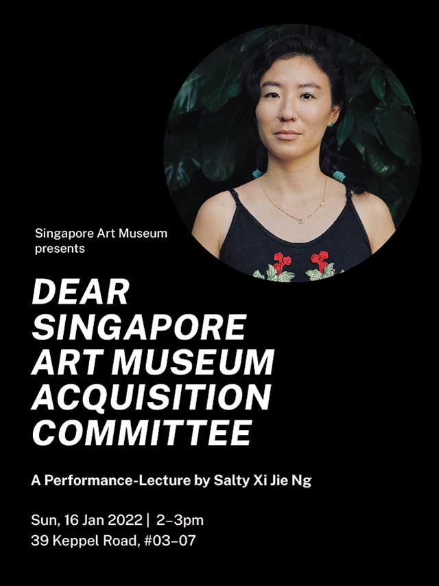 Dear Singapore Art Museum Acquisition Committee
