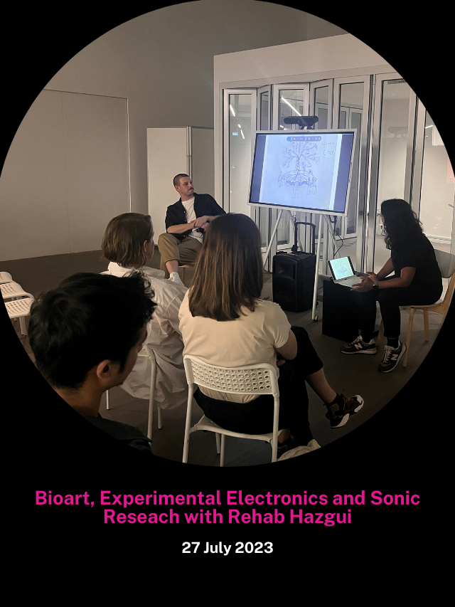 Bioart, Experimental Electronics and Sonic Research with Rehab Hazgui