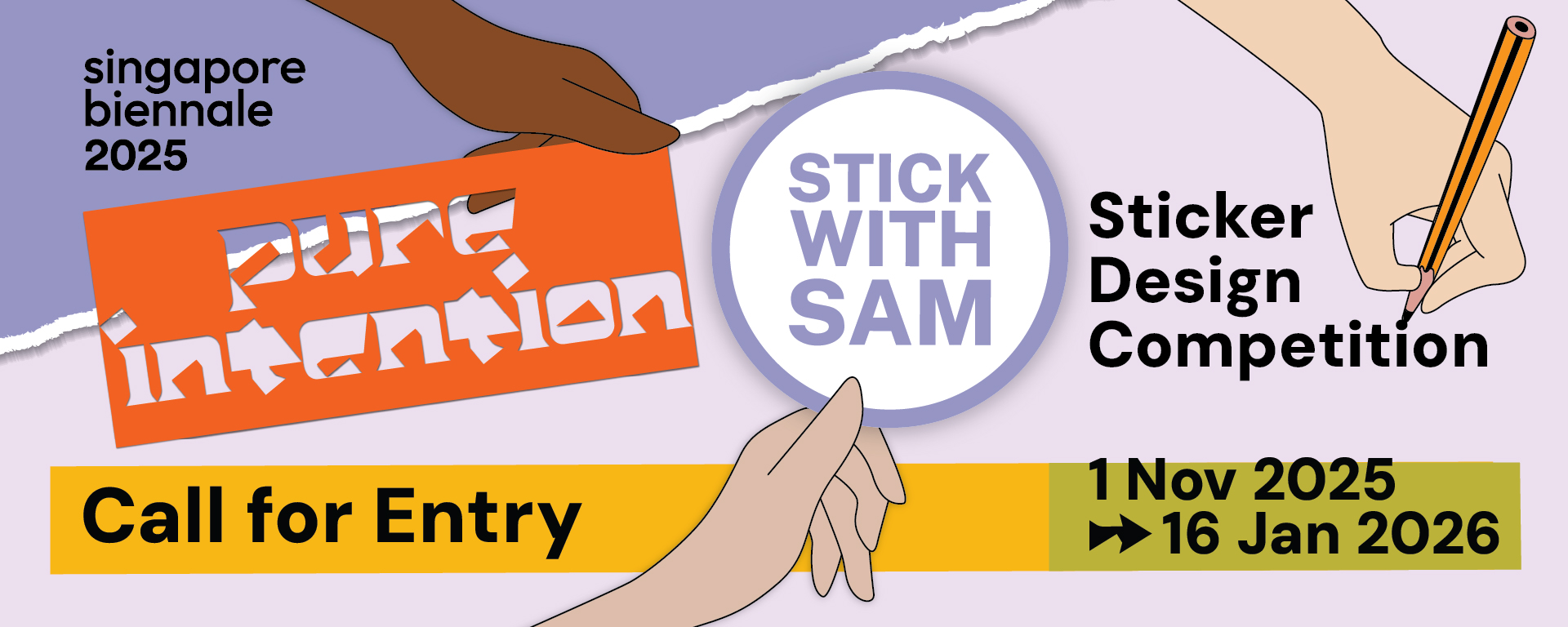Stick with SAM Design Contest Singapore Biennale 2025