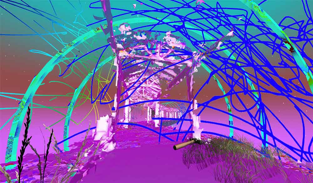Debbie Ding. 'The Legend of Debbie.' 2021. Video, custom software, 1080p. Dimensions variable. Image courtesy of the artist.