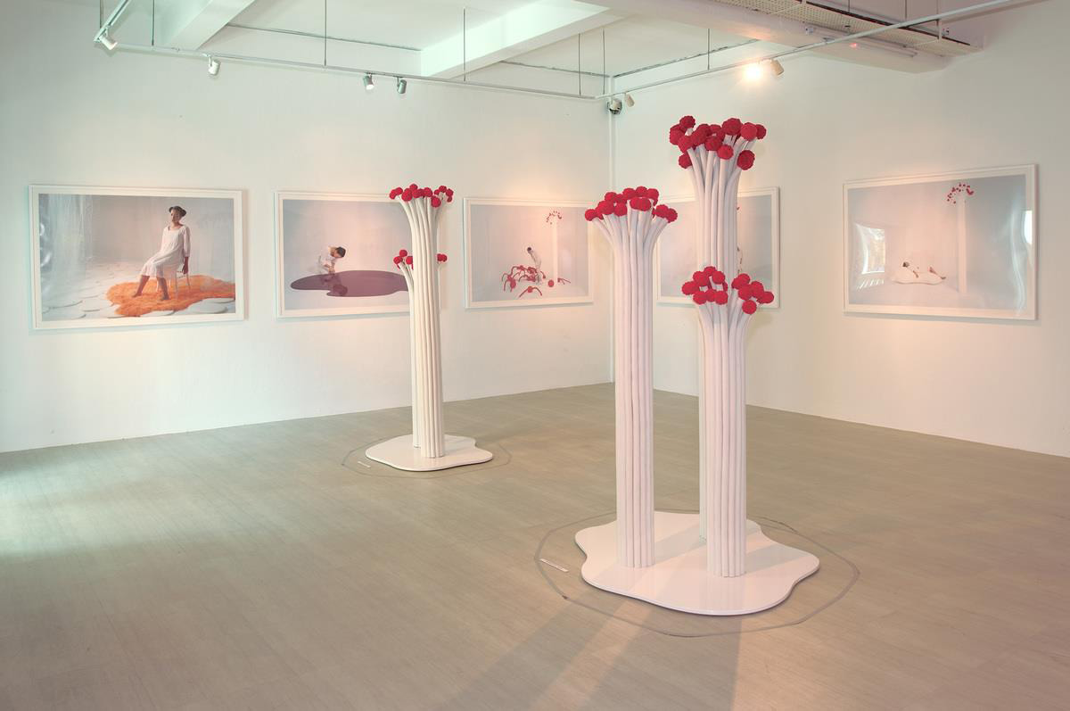 Tiffany Chung. 'Enokiberry Tree in Wonderland.' 2008–2010. Installation. Dimensions variable. Collection of Singapore Art Museum.