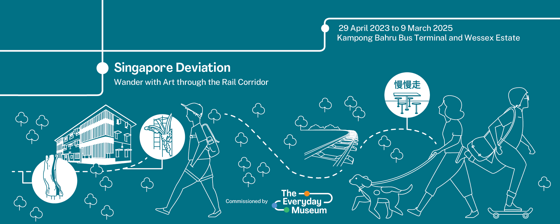 Singapore Deviation: Wander with Art Through the Rail Corridor