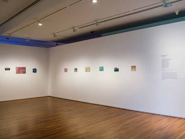 Installation view of 'New Radio' series