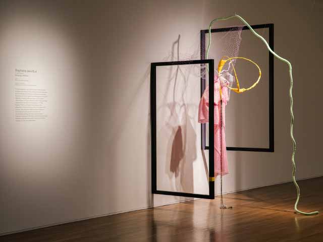 Installation view of 'Dressing a Window'